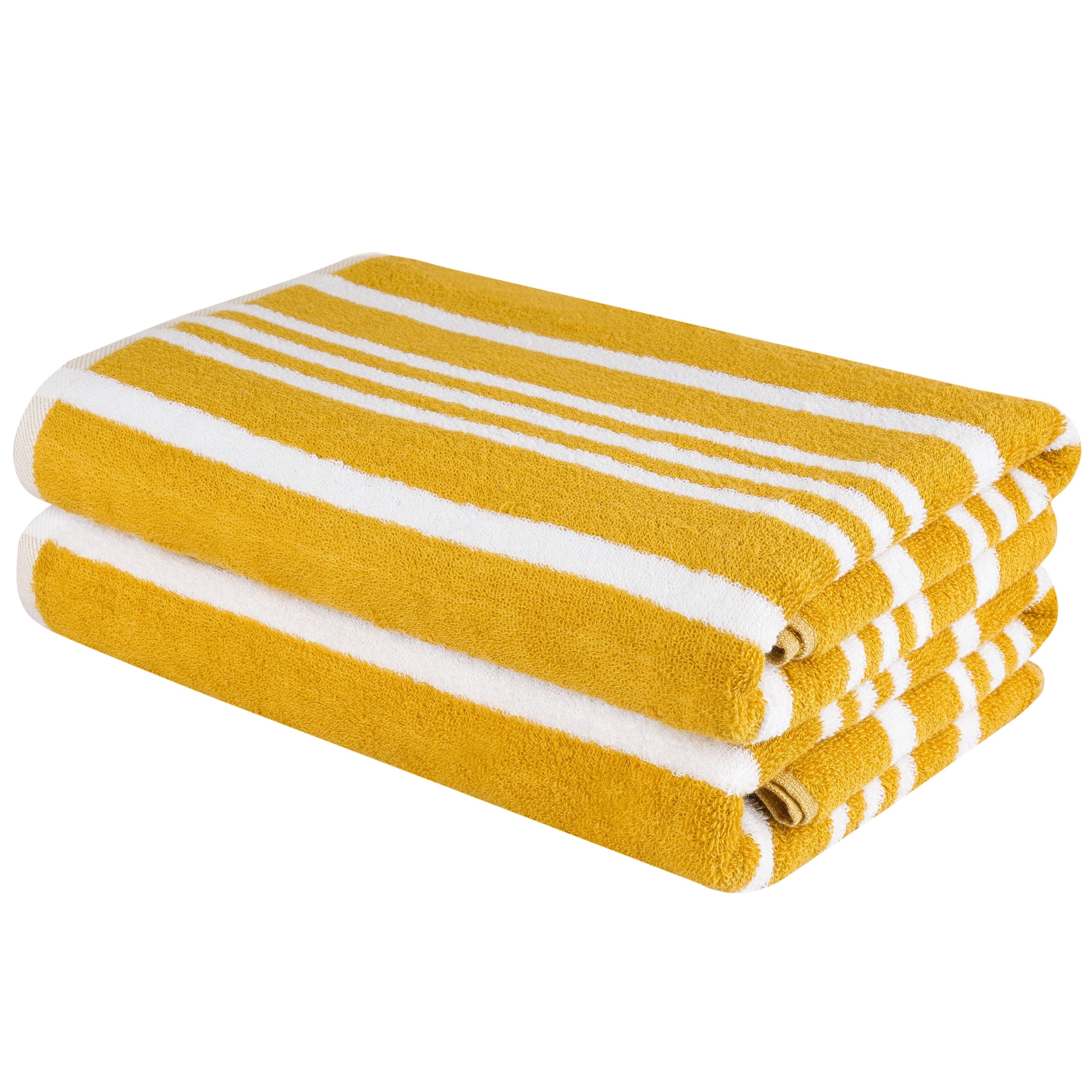 Amalfi Beach Towel (Mustard)