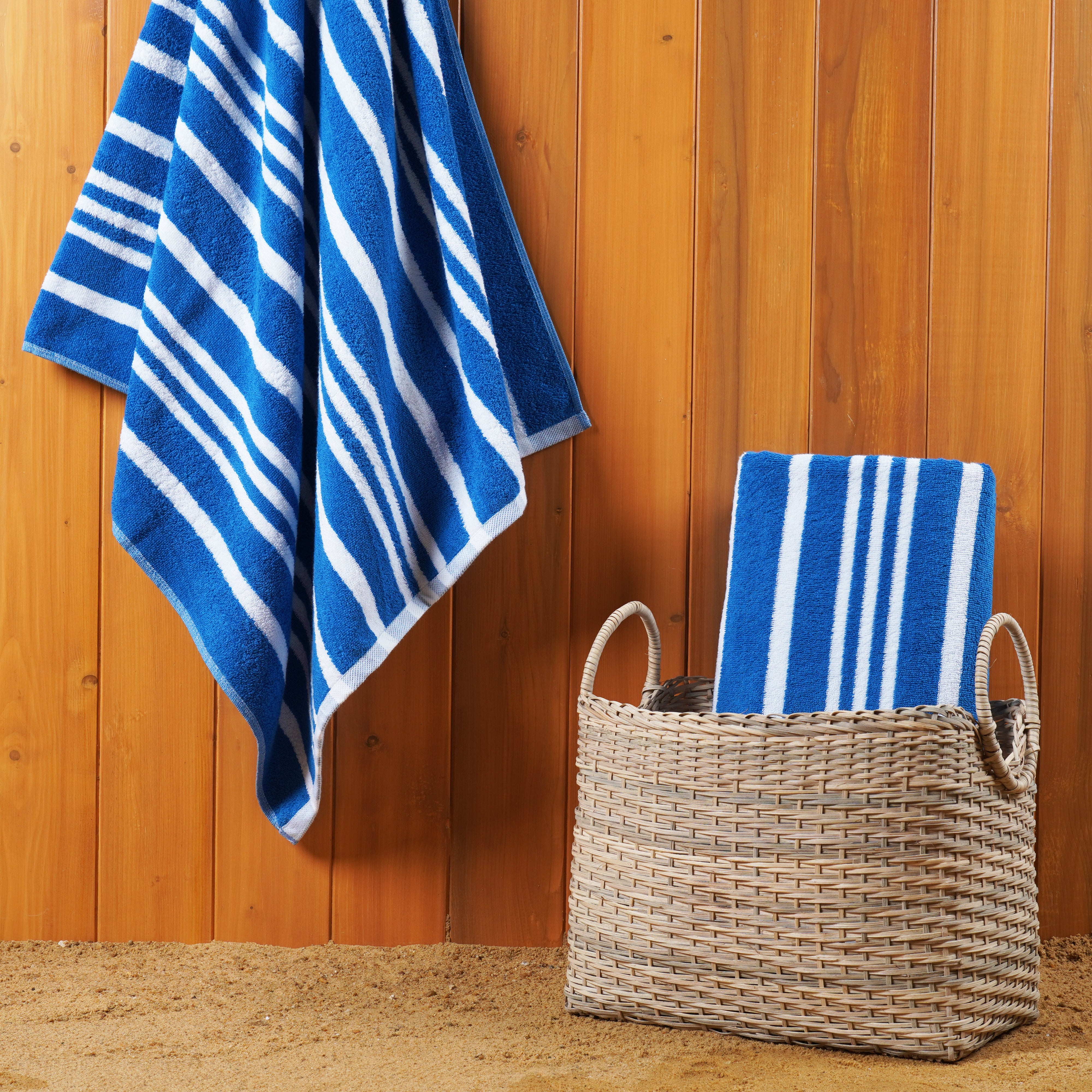 Amalfi Beach Towel (Royal Blue)